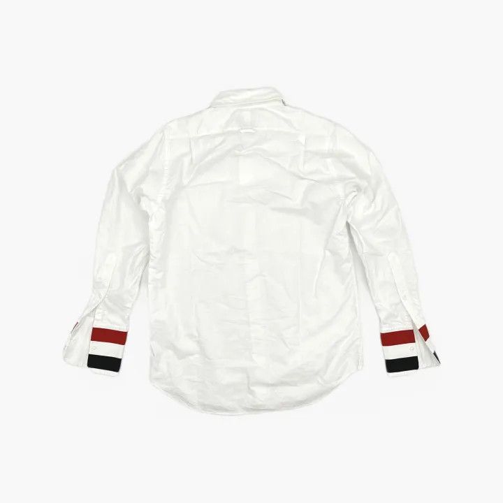 Thom Browne Thom Browne Long Sleeve Shirt with Striped Cuffs 0079 Size US S / EU 44-46 / 1 - 3 Thumbnail
