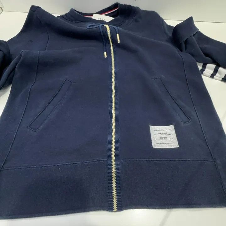 Thom Browne Thom Browne Casual Fashion Solid Color Hoodie 0079 Size US M / EU 48-50 / 2 - 9 Thumbnail