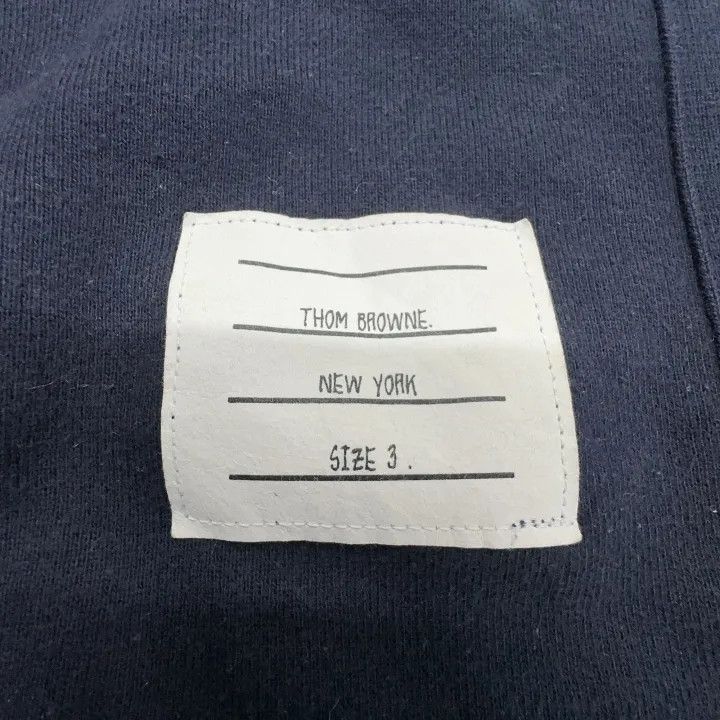 Thom Browne Thom Browne Classic Navy Blue Sweatshirt 0079 Size US M / EU 48-50 / 2 - 6 Thumbnail