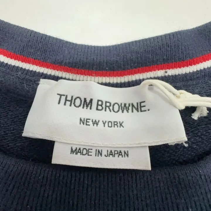 Thom Browne Thom Browne Classic Navy Blue Sweatshirt 0079 Size US M / EU 48-50 / 2 - 4 Thumbnail