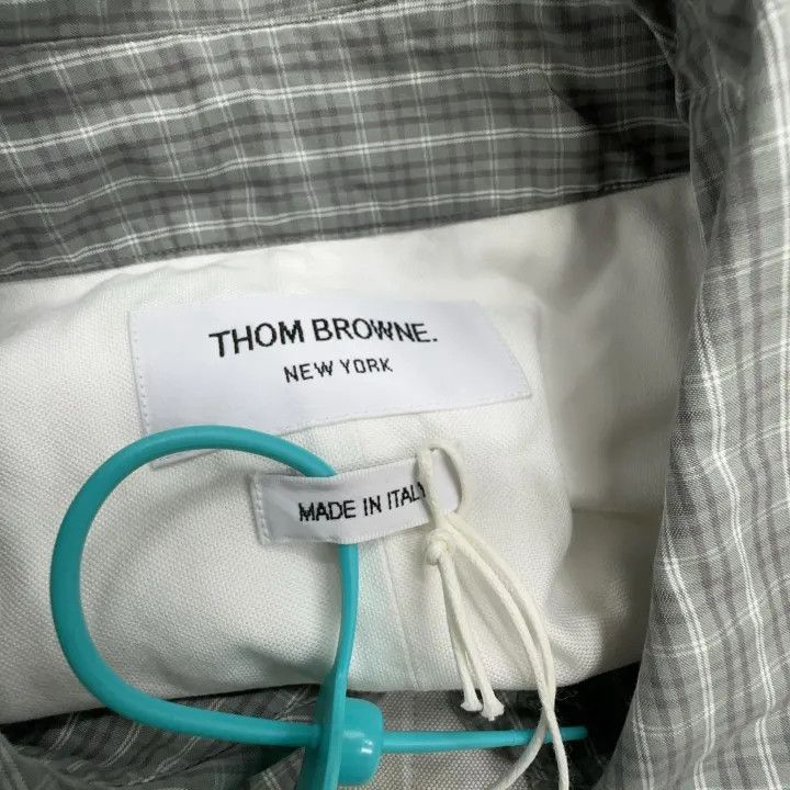 Thom Browne Thom Browne Color Block Check Long Sleeve Shirt 0079 Size US S / EU 44-46 / 1 - 2 Thumbnail