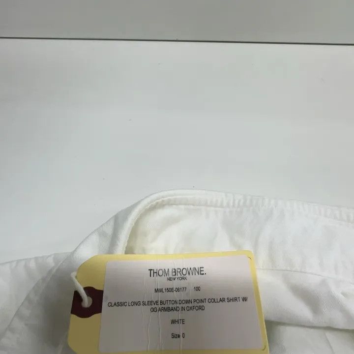 Thom Browne Thom Browne Classic Long Sleeve Shirt with Stripes 0079 Size US M / EU 48-50 / 2 - 6 Thumbnail