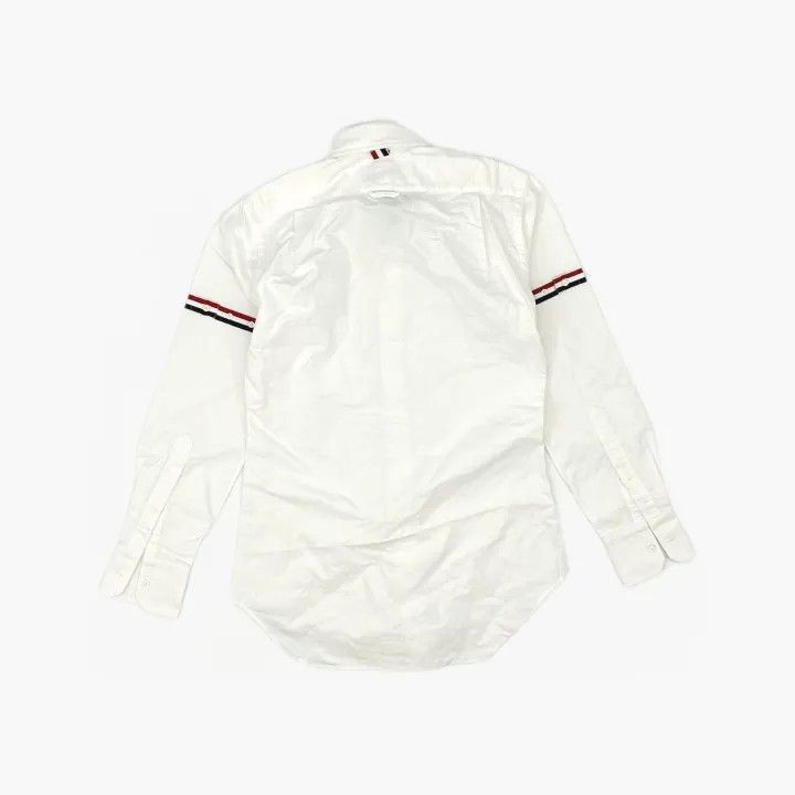 Thom Browne Thom Browne Classic Long Sleeve Shirt with Stripes 0079 Size US M / EU 48-50 / 2 - 3 Thumbnail