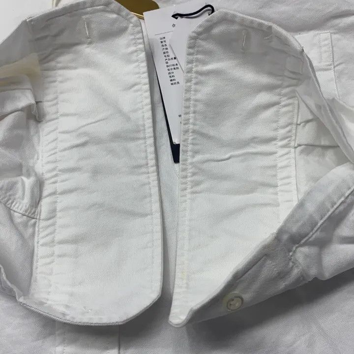 Thom Browne Thom Browne Classic Striped Long Sleeve Shirt 0079 Size US S / EU 44-46 / 1 - 9 Thumbnail