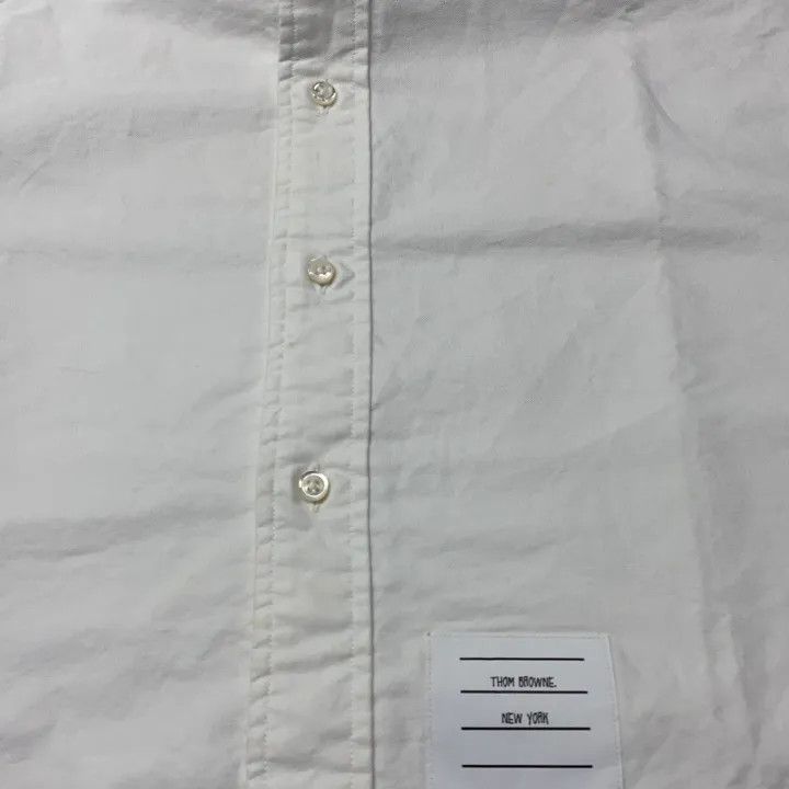 Thom Browne Thom Browne Classic Striped Long Sleeve Shirt 0079 Size US S / EU 44-46 / 1 - 11 Thumbnail