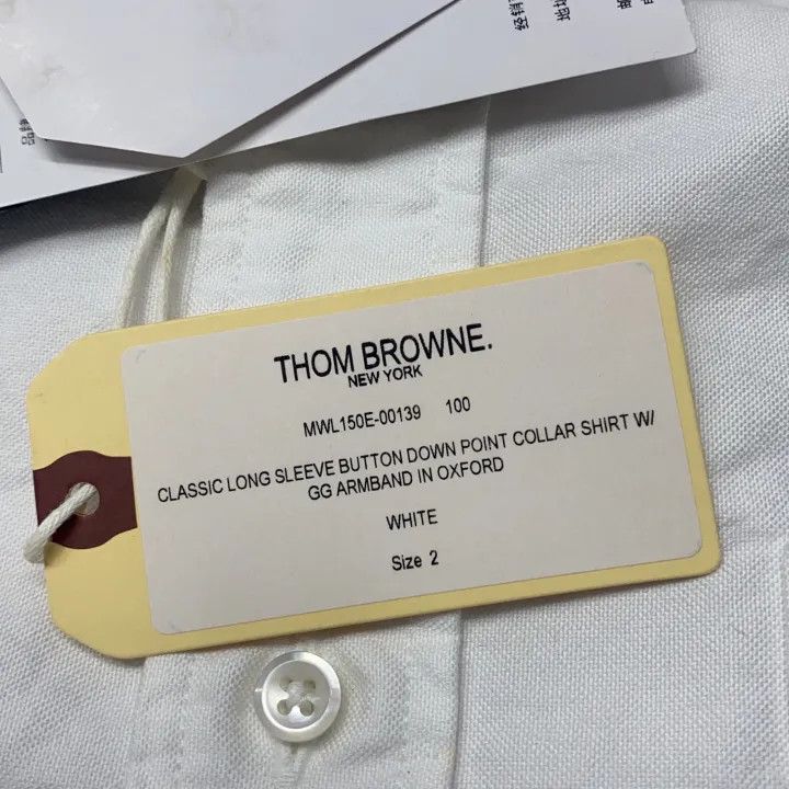 Thom Browne Thom Browne Classic Striped Long Sleeve Shirt 0079 Size US S / EU 44-46 / 1 - 5 Thumbnail