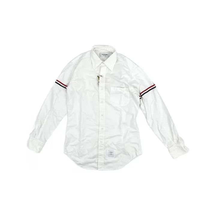 Thom Browne Thom Browne Classic Striped Long Sleeve Shirt 0079 Size US S / EU 44-46 / 1 - 2 Thumbnail