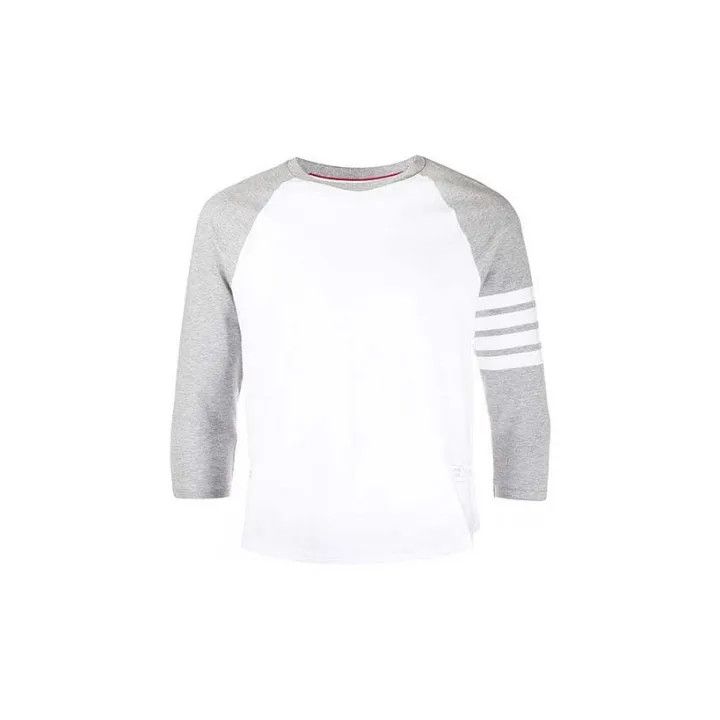 Thom Browne Thom Browne Three Stripe Short Sleeve T-Shirt 0079 Size US M / EU 48-50 / 2 - 2 Thumbnail