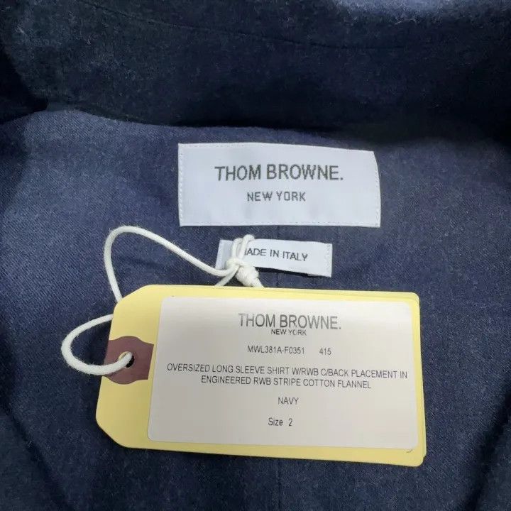 Thom Browne Thom Browne Oversized Long Sleeve Shirt 0079 Size US S / EU 44-46 / 1 - 6 Thumbnail