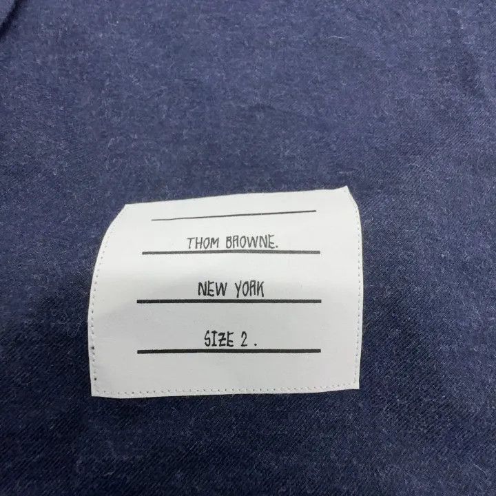 Thom Browne Thom Browne Oversized Long Sleeve Shirt 0079 Size US S / EU 44-46 / 1 - 4 Thumbnail