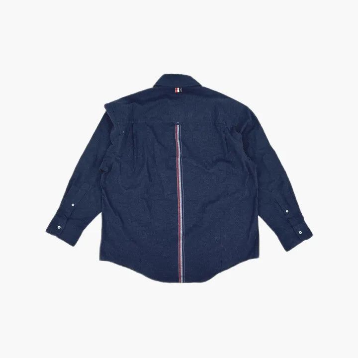 Thom Browne Thom Browne Oversized Long Sleeve Shirt 0079 Size US S / EU 44-46 / 1 - 3 Thumbnail