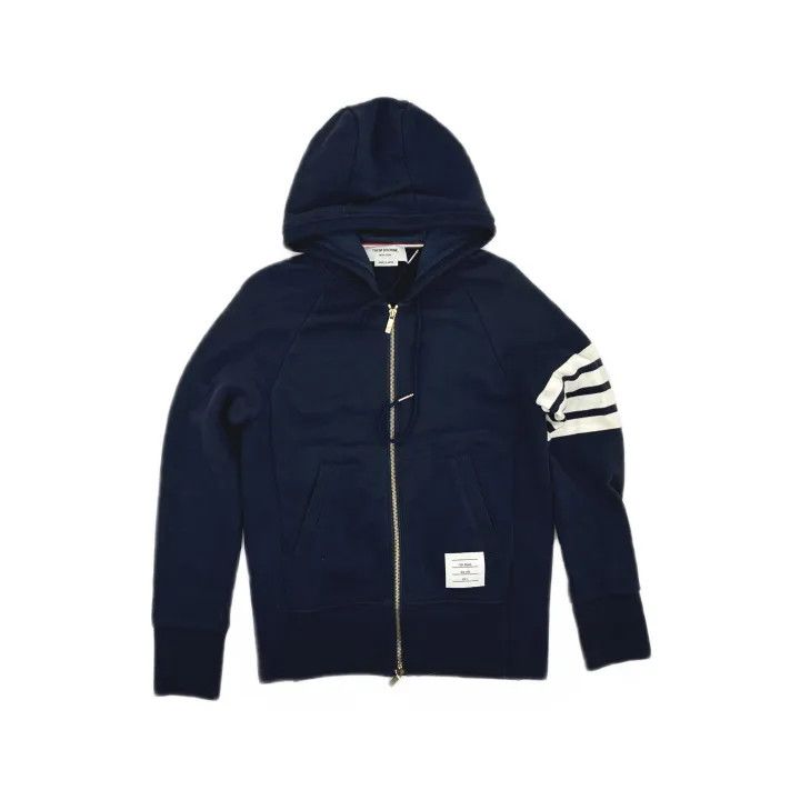 Anonymous Club TB Classic Striped Sleeve Zip Hoodie 0079 Size US M / EU 48-50 / 2 - 2 Thumbnail