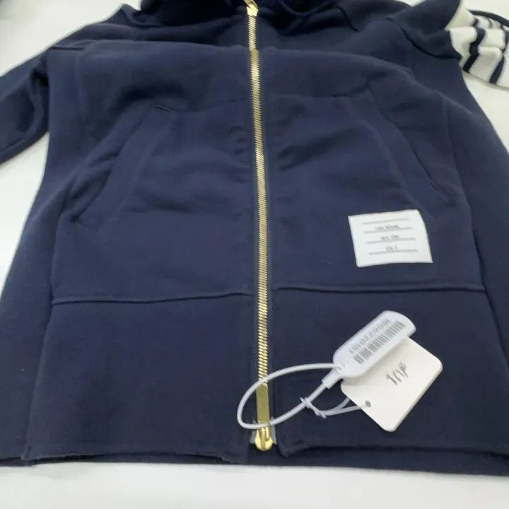 Anonymous Club TB Classic Striped Sleeve Zip Hoodie 0079 Size US M / EU 48-50 / 2 - 7 Thumbnail