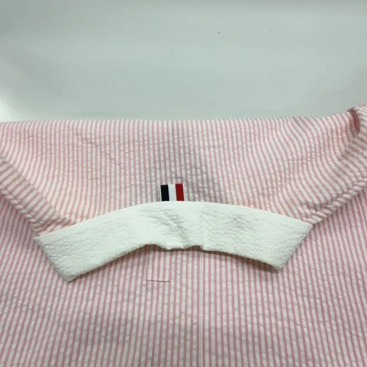 Thom Browne Thom Browne Casual Fashion Short Sleeve Shirt 0079 Size US M / EU 48-50 / 2 - 9 Thumbnail