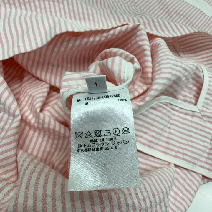 Thom Browne Thom Browne Casual Fashion Short Sleeve Shirt 0079 Size US M / EU 48-50 / 2 - 5 Thumbnail