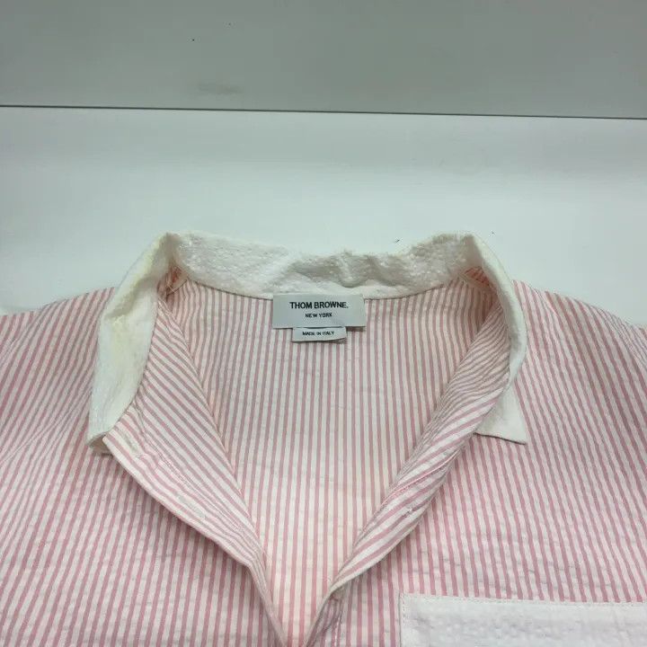 Thom Browne Thom Browne Casual Fashion Short Sleeve Shirt 0079 Size US M / EU 48-50 / 2 - 7 Thumbnail