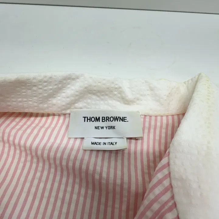 Thom Browne Thom Browne Casual Fashion Short Sleeve Shirt 0079 Size US M / EU 48-50 / 2 - 6 Thumbnail
