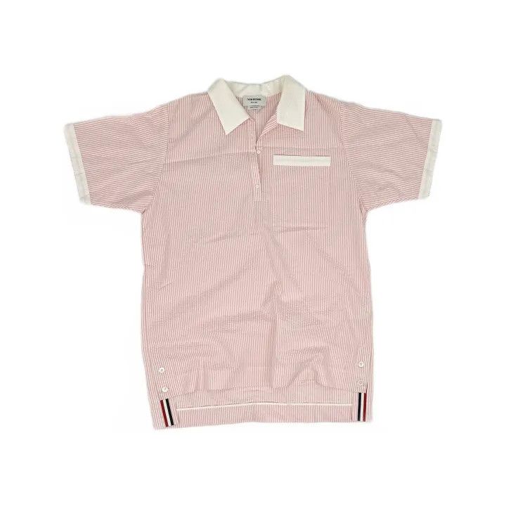 Thom Browne Thom Browne Casual Fashion Short Sleeve Shirt 0079 Size US M / EU 48-50 / 2 - 2 Thumbnail