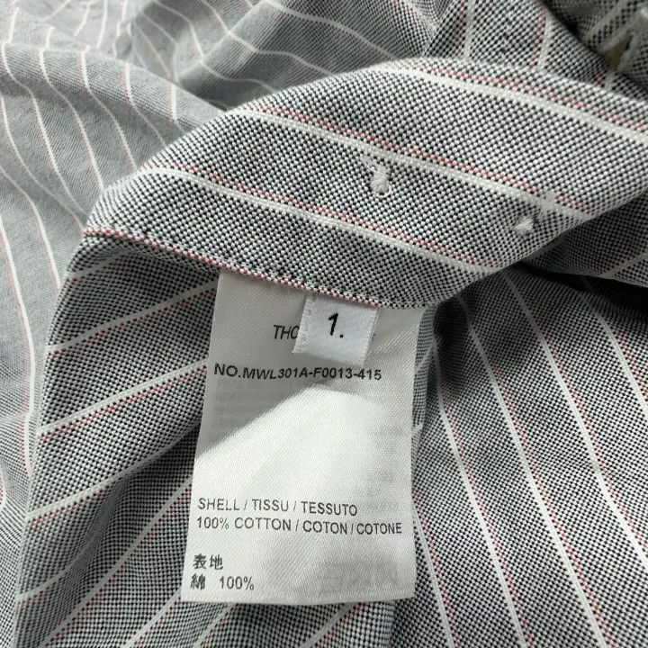 Thom Browne Thom Browne Striped Long Sleeve Shirt for Men 0079 Size US S / EU 44-46 / 1 - 4 Thumbnail