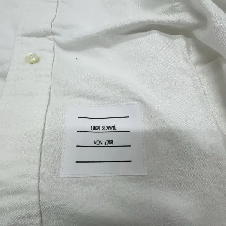 Thom Browne Thom Browne Casual Plain Short Sleeve Shirt 0079 Size US M / EU 48-50 / 2 - 4 Thumbnail