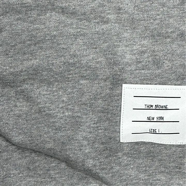Thom Browne Thom Browne Classic Grey Striped Sweater 0079 Size US M / EU 48-50 / 2 - 3 Thumbnail