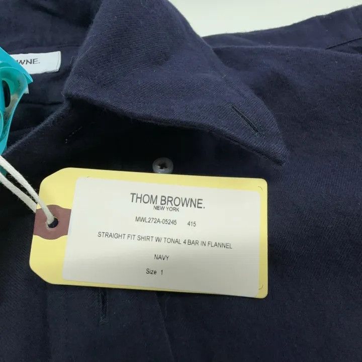 Thom Browne Thom Browne Classic Ivy Boy Long Sleeve Shirt 0079 Size US S / EU 44-46 / 1 - 5 Thumbnail