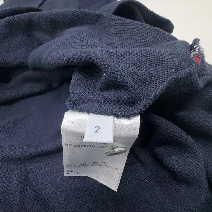 Thom Browne Thom Browne Short Sleeve Polo Shirt 0079 Size US S / EU 44-46 / 1 - 4 Thumbnail