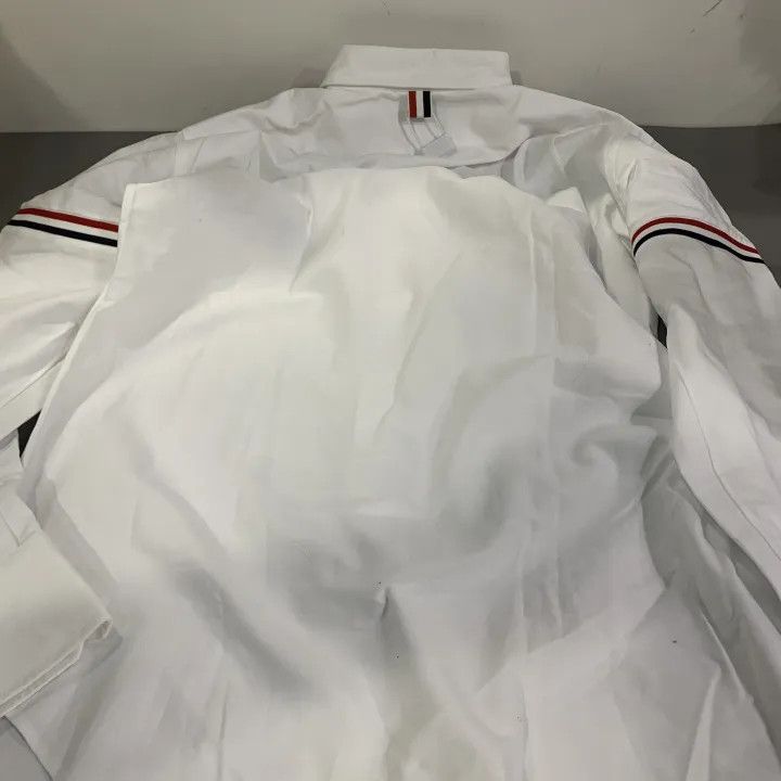 Thom Browne Thom Browne Long Sleeve Logo Shirt for Men 0079 Size US S / EU 44-46 / 1 - 2 Thumbnail