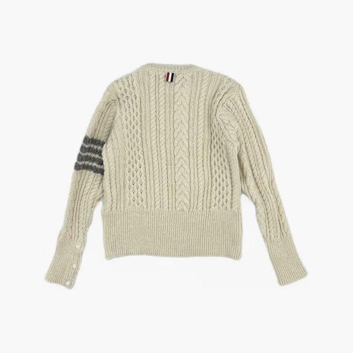 Thom Browne Thom Browne Beige Wool Sweater for Men 0079 Size US M / EU 48-50 / 2 - 3 Thumbnail