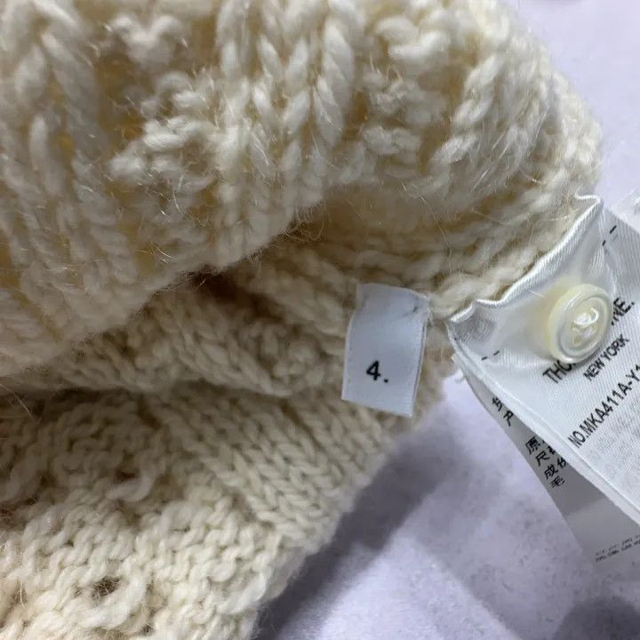 Thom Browne Thom Browne Beige Wool Sweater for Men 0079 Size US M / EU 48-50 / 2 - 5 Thumbnail