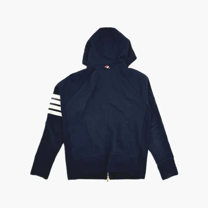 Thom Browne TB Classic Striped Sleeve Hoodie Jacket 0079 Size US M / EU 48-50 / 2 - 3 Thumbnail
