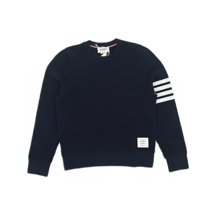 Thom Browne Thom Browne Striped Print Crewneck Sweatshirt 0079 Size US M / EU 48-50 / 2 - 2 Thumbnail