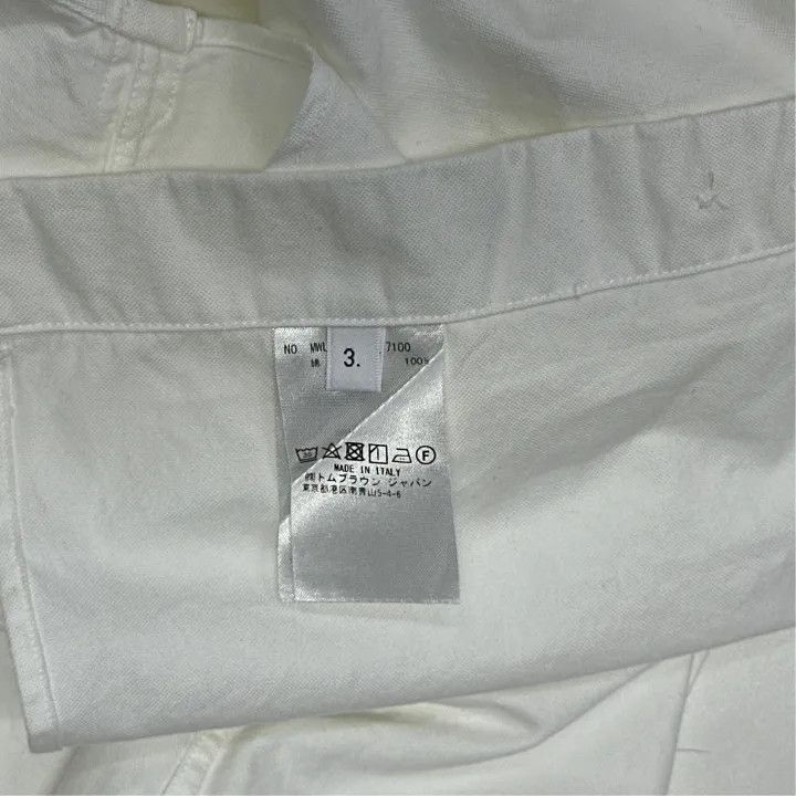 Thom Browne Thom Browne Classic Long Sleeve Shirt with Stripes 0079 Size US M / EU 48-50 / 2 - 3 Thumbnail