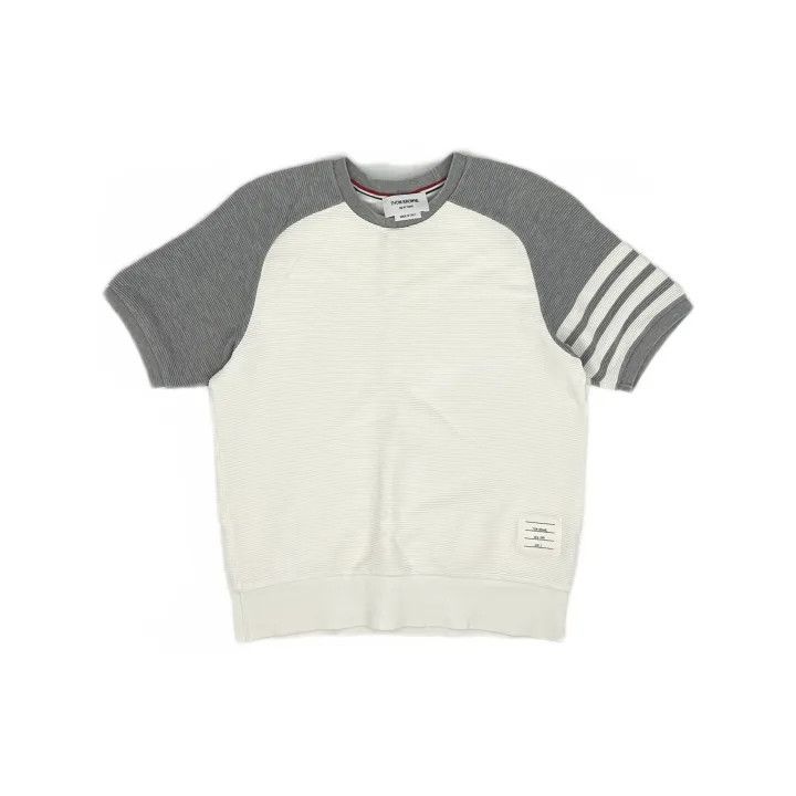 Thom Browne Thom Browne Color Block Crew Neck T-Shirt 0079 Size US S / EU 44-46 / 1 - 2 Thumbnail