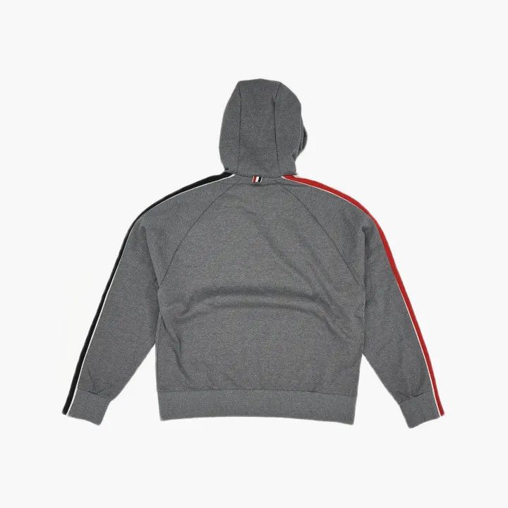 Thom Browne TB Gray Hooded Sweatshirt for Men 0079 Size US M / EU 48-50 / 2 - 3 Thumbnail