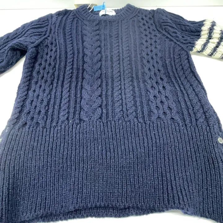 Thom Browne Thom Browne Blue Long Sleeve Sweater 0079 Size US S / EU 44-46 / 1 - 7 Thumbnail