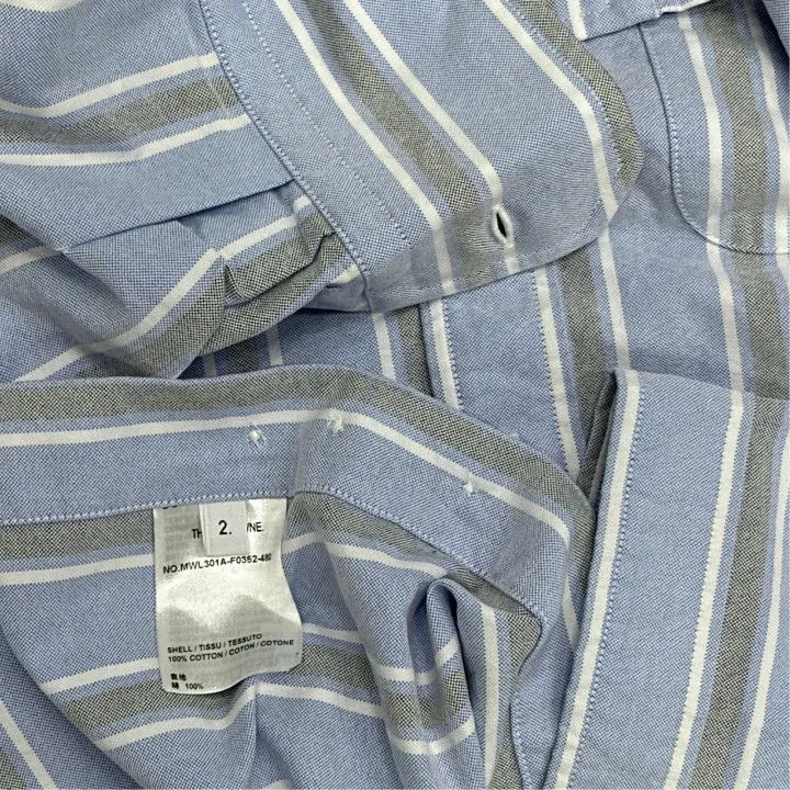Thom Browne Thom Browne Striped Long Sleeve Shirt 0079 Size US S / EU 44-46 / 1 - 5 Thumbnail