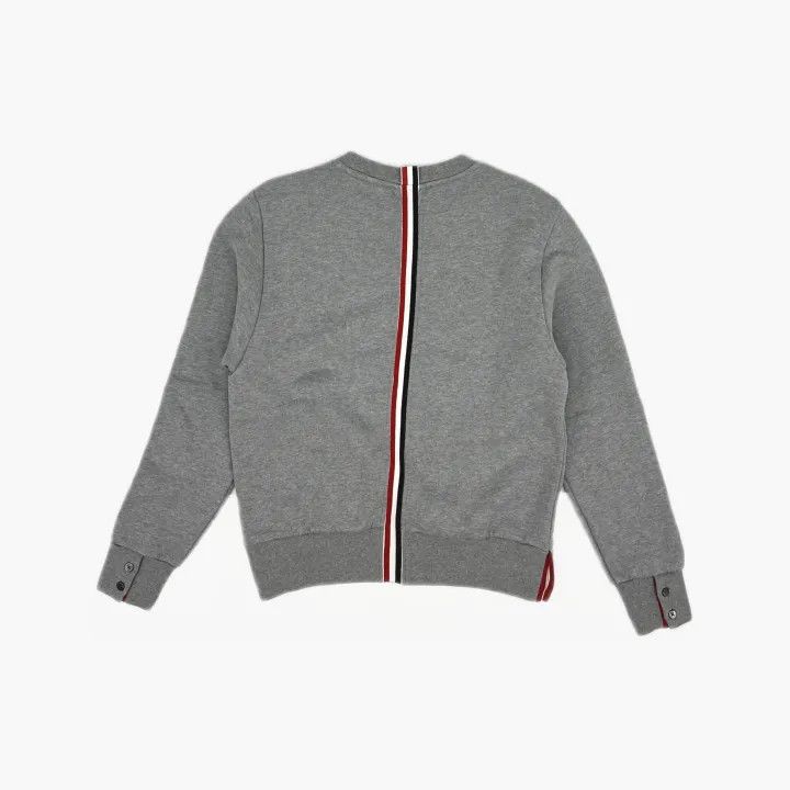 Thom Browne Thom Browne Gray Crewneck Long Sleeve Sweatshirt 0079 Size US M / EU 48-50 / 2 - 3 Thumbnail