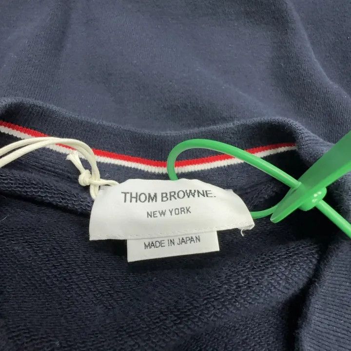 Thom Browne Thom Browne Classic Navy Sweatshirt for Men 0079 Size US M / EU 48-50 / 2 - 2 Thumbnail