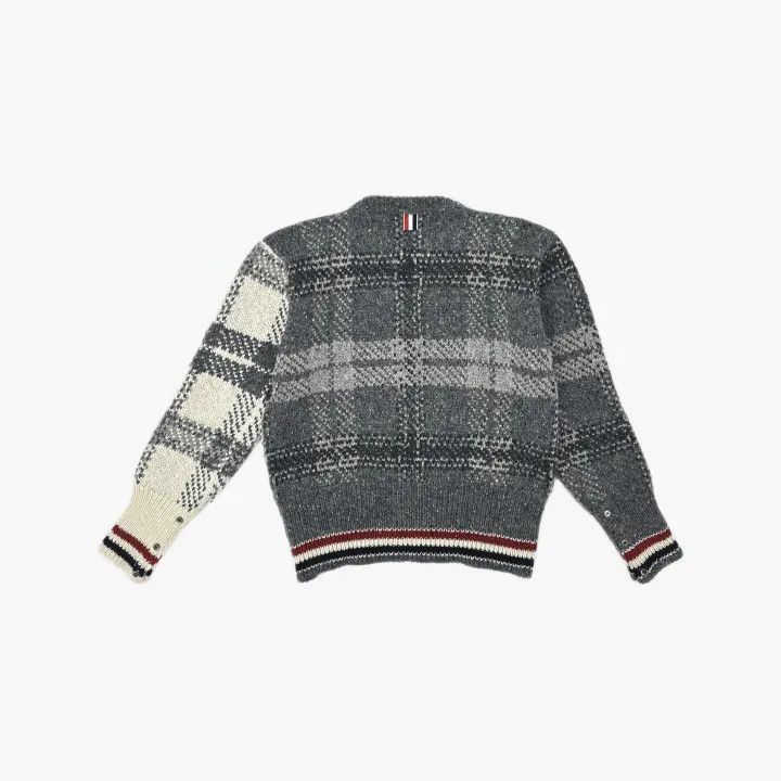 Thom Browne Thom Browne Plaid Knit Sweater for Men 0079 Size US M / EU 48-50 / 2 - 3 Thumbnail