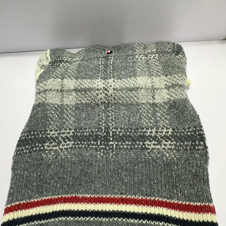 Thom Browne Thom Browne Plaid Knit Sweater for Men 0079 Size US M / EU 48-50 / 2 - 8 Thumbnail