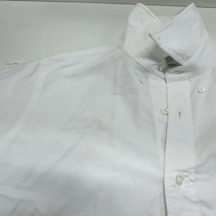 Thom Browne Thom Browne Classic Four-Stripe Button-Up Shirt 0079 Size US M / EU 48-50 / 2 - 7 Thumbnail