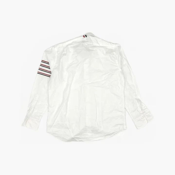 Thom Browne Thom Browne Classic Four-Stripe Button-Up Shirt 0079 Size US M / EU 48-50 / 2 - 3 Thumbnail