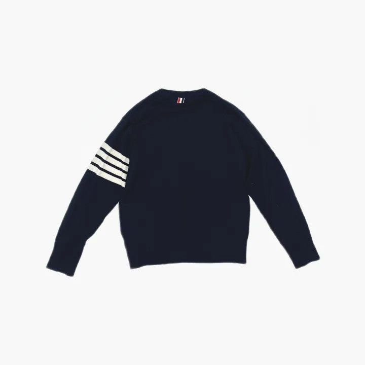 A.PRESSE TB Classic Striped Crew Neck Sweater for Men 0079 Size US M / EU 48-50 / 2 - 3 Thumbnail