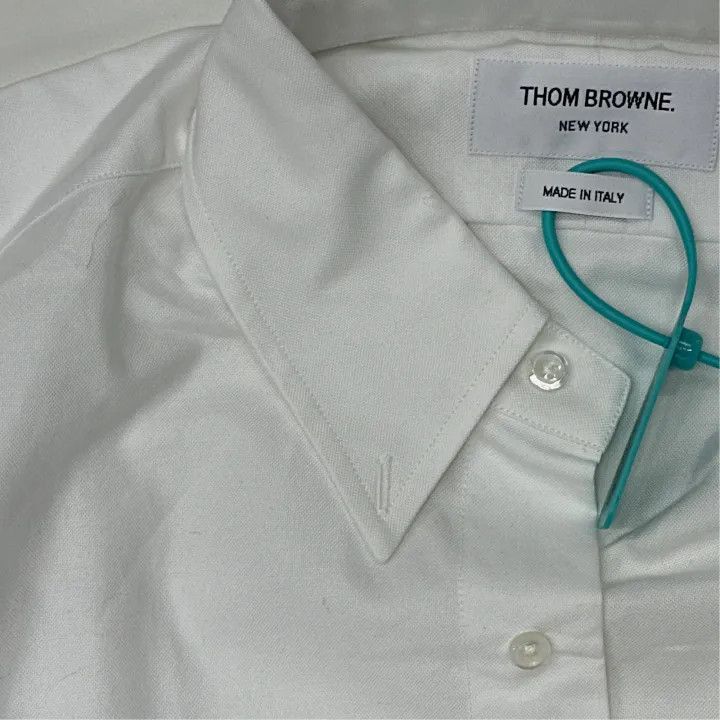 Thom Browne Thom Browne White Long Sleeve Shirt 0079 Size US S / EU 44-46 / 1 - 3 Thumbnail