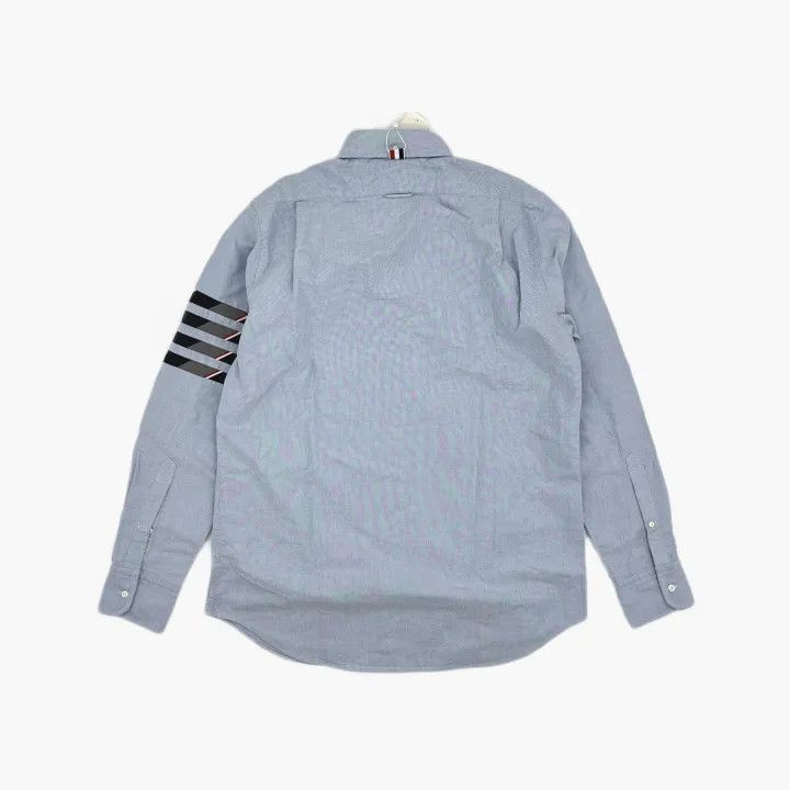 Thom Browne Thom Browne Long Sleeve Shirt with Four Stripes 0079 Size US S / EU 44-46 / 1 - 3 Thumbnail