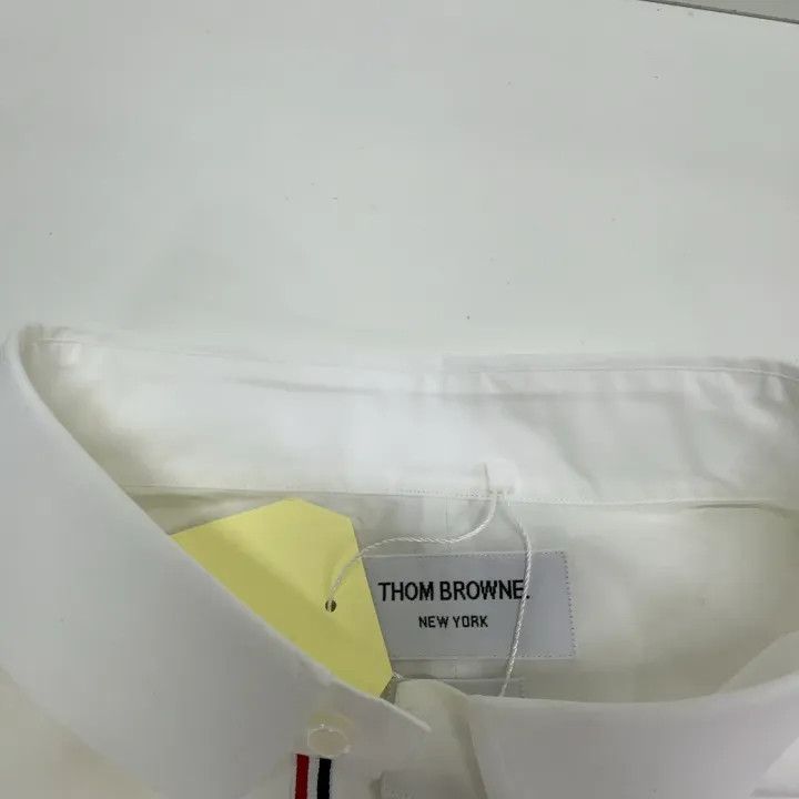 Thom Browne Thom Browne Short Sleeve Button-Up Shirt 0079 Size US L / EU 52-54 / 3 - 6 Thumbnail