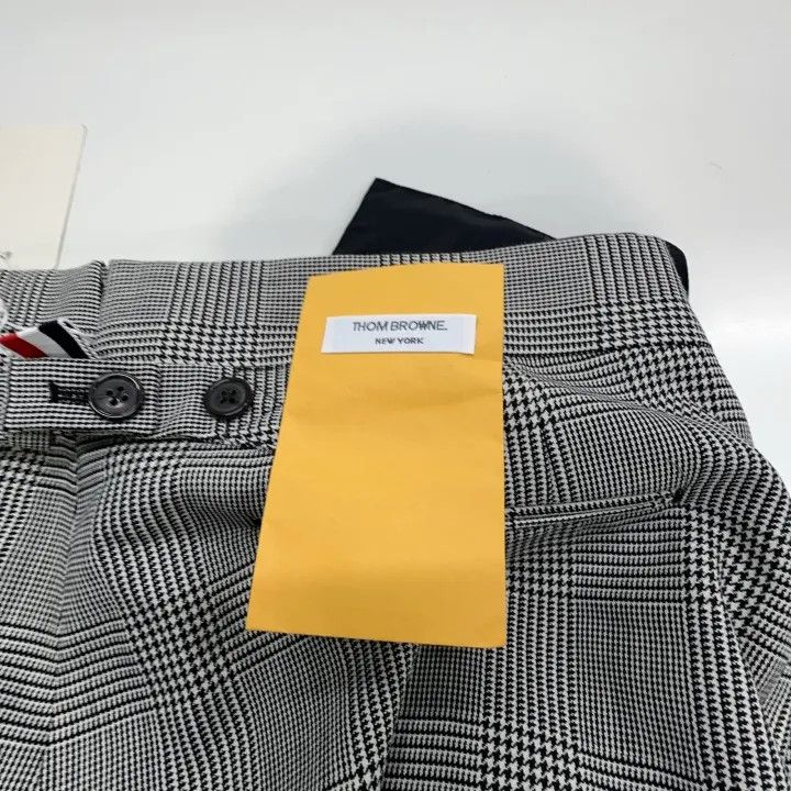 Thom Browne Thom Browne Black and White Wool Shorts 0079 Size US 26 / EU 42 - 6 Thumbnail