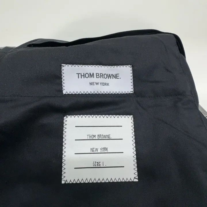 Thom Browne Thom Browne Black and White Wool Shorts 0079 Size US 26 / EU 42 - 4 Thumbnail