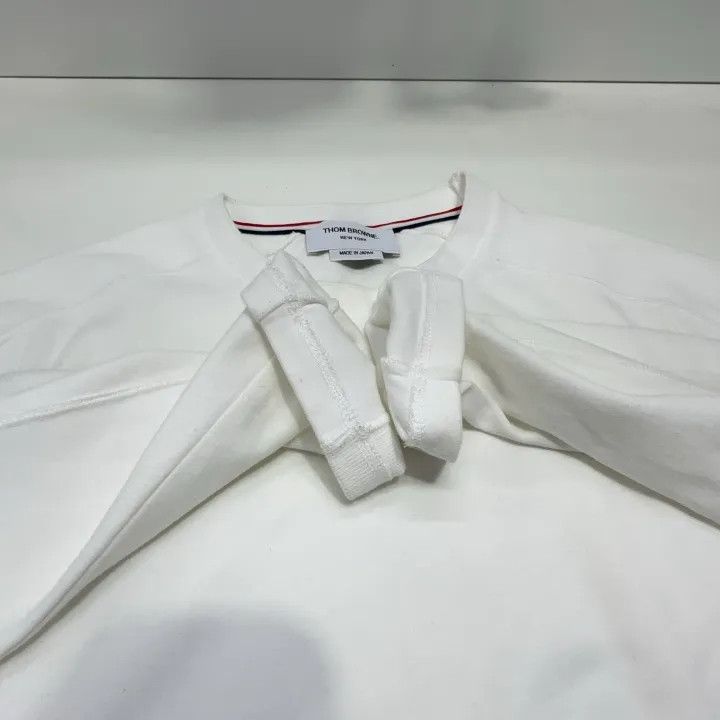 Thom Browne Thom Browne Classic Long Sleeve T-Shirt for Men 0079 Size US S / EU 44-46 / 1 - 8 Thumbnail